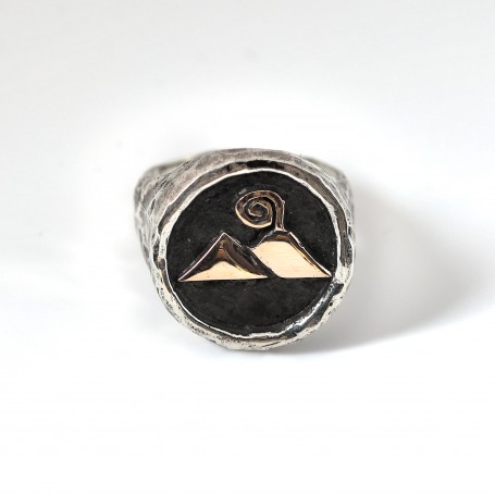 Chevalier Grande LUNARIA tondo Vesuvio