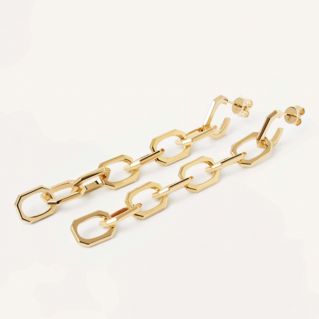 Orecchini PDPAOLA Endless Signature Chain