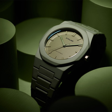 D1 MILANO Polycarbon 40.5mm Military Green