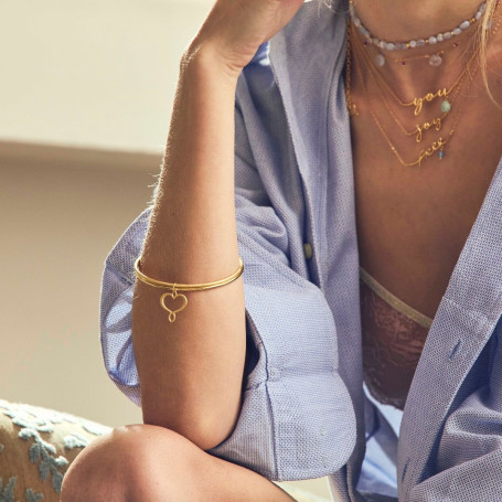 Bracciale Maman et Sophie Cuore Maman Satinato