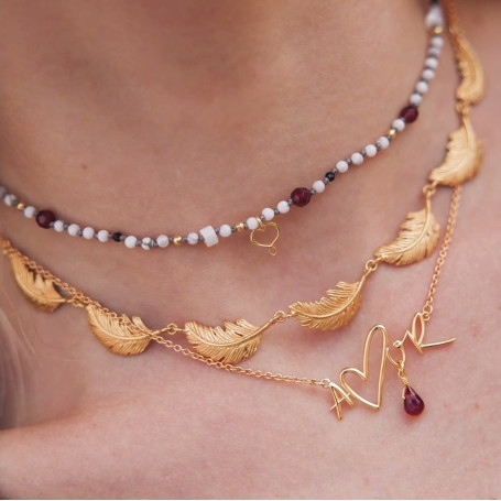 Girocollo Maman et Sophie Nodi Aulite Bianca