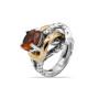 Anello LUNARIA Handmade con Quarzo Rosso