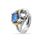 Anello LUNARIA Handmade con Quarzo Blu
