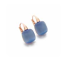 Orecchini MADI' Argento con Quarzo Blu