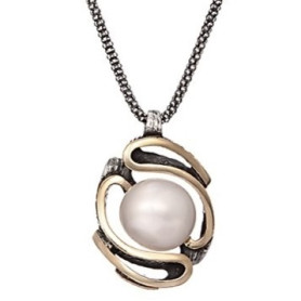 Collana Styliano Jewellery in argento e oro  con perla