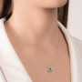 Collana Mirco Visconti Smeraldo a goccia con diamanti