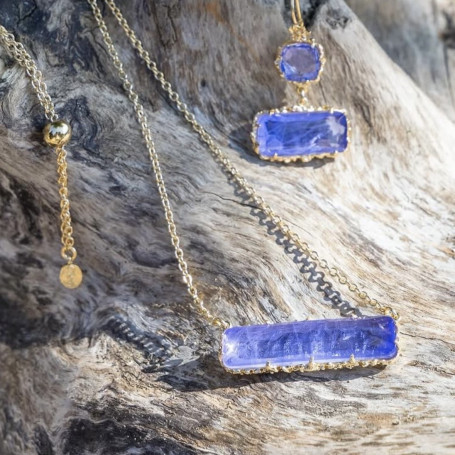 Collana le Jardin de Clori' Antheia indaco